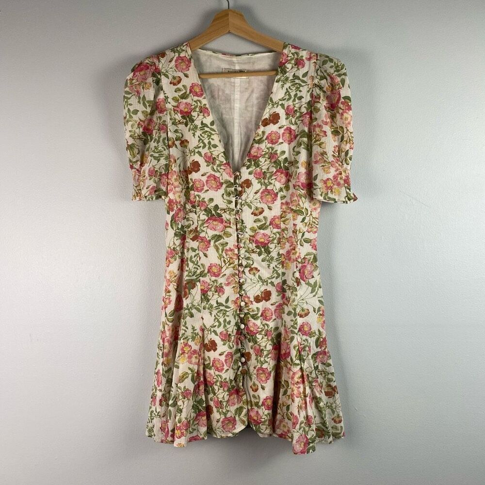 BEC & BRIDGE LE FOLLIES MINI FLORAL PRINT COTTON DRESS - Picture 7 of 14